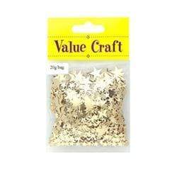AussieSuperStore Art & Craft Essentials Stars Gold Glitter Shapes Stars Gold Glitter Shapes | Craft Glitter Shape 9331468001881 VCSQ5